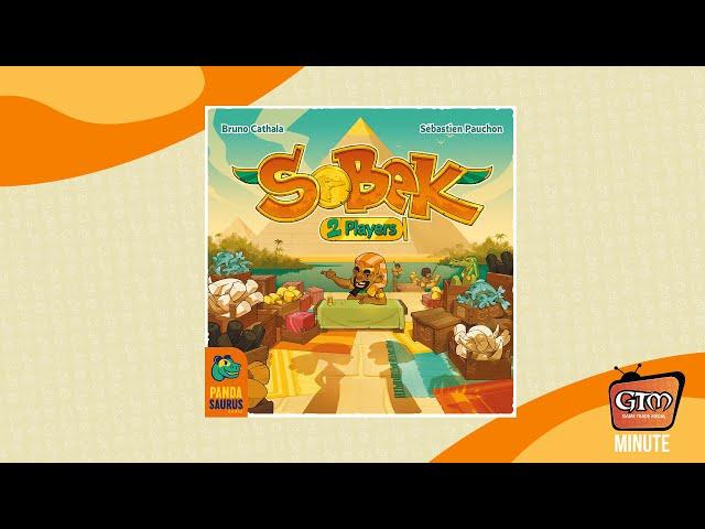 Sobek 2 Players by Pandasaurus Games | Game Trade Minute | (A 60 Second Snapshot)