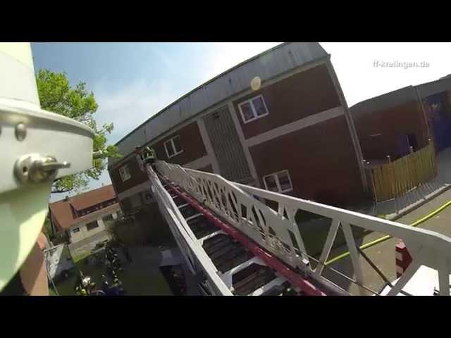 Drehleitertraining mit Walsrode