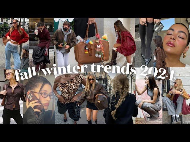 FALL / WINTER TRENDS 2024: pinterest inspired + how to style