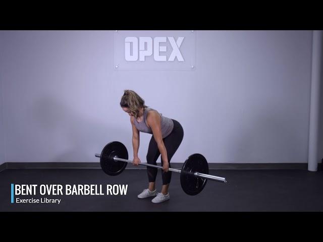 Bent Over Barbell Row - OPEX Exercise Library