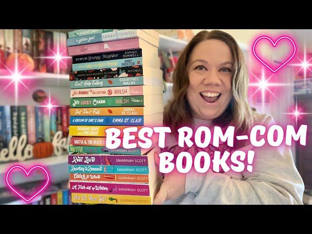 the BEST ROM-COM BOOKS of ALL time! \\ clean and closed door romance book recommendations