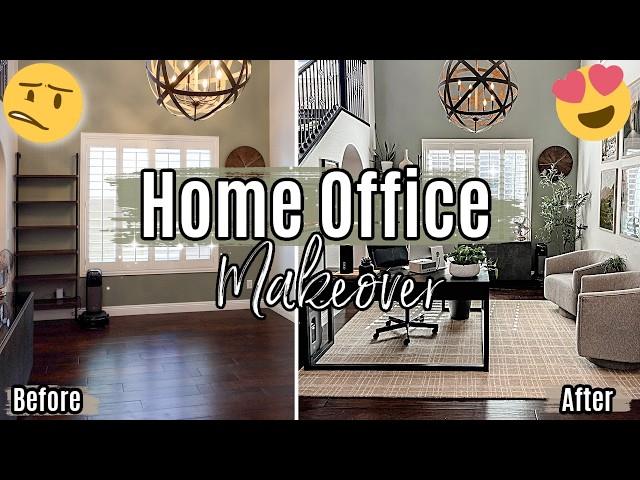 *NEW* HOME OFFICE MAKEOVER | Transforming our Home on a Budget!