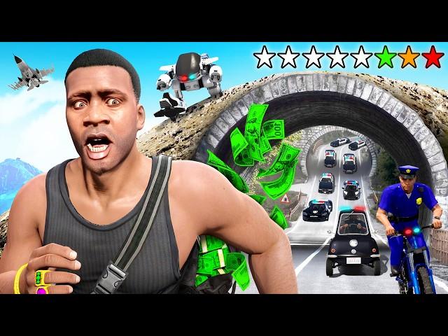 GTA 5 but EVERY Heist Gets HARDER! (1,000 Star Wanted Level)