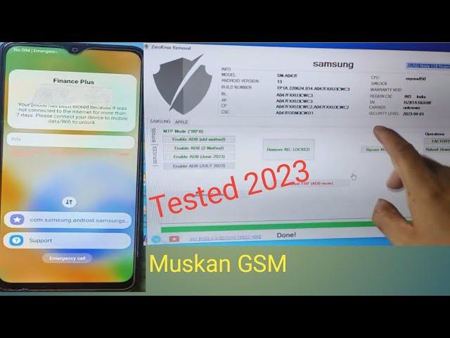 Samsung Finance Plus 2023/Samsung KG Lock Bypass/New Security ADB Enable 2023_Samsung Finance Unlock