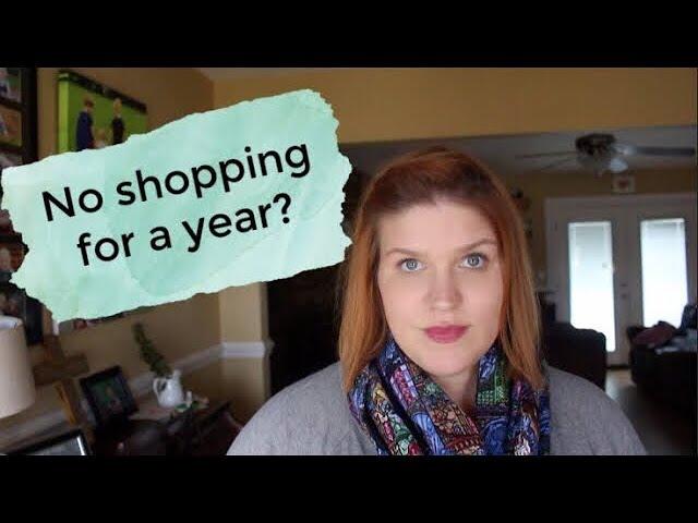 I  didn’t  shop for a year and this is what happened