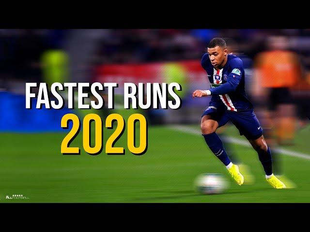 Fastest Sprint Speeds & Runs in Football 2020 | HD