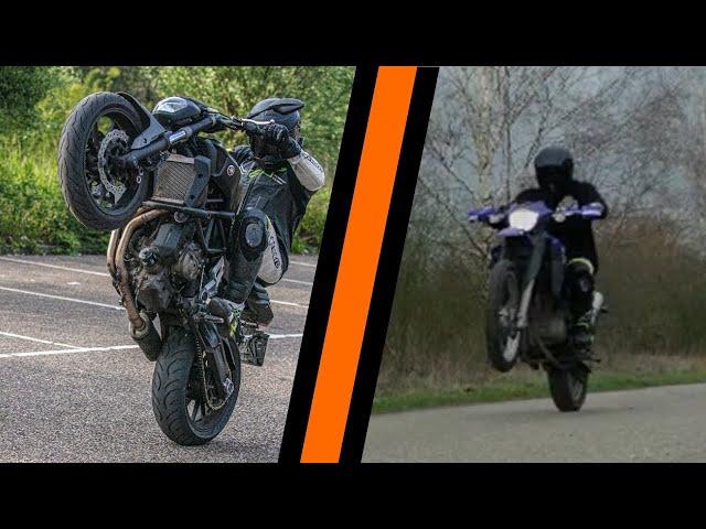 6 Month Wheelie Progression - YAMAHA MT07