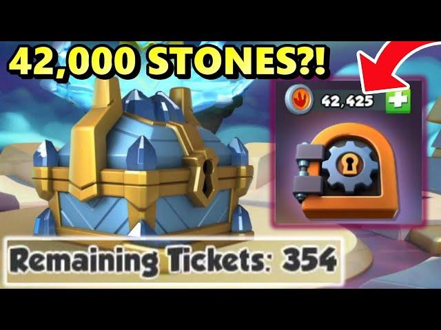 Spending 42,000 STEPPING STONES! Opening 350+ DIVINE CHESTS! - DML #1627