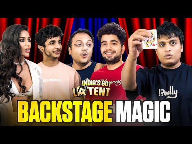 BACKSTAGE MAGIC ft. Poonam Pandey, Vidit, Sagar Shah & @SamayRainaOfficial | India's Got Latent