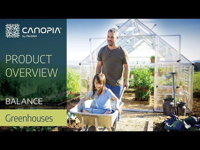 Balance DIY Polycarbonate Greenhouse Kit 10' Series | Canopia by Palram