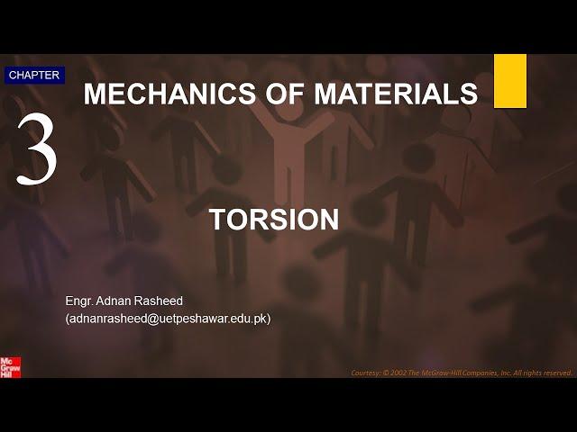 Torsion | shear stress due to torsion | solid mechanics | Mechanics of Materials beer and Johnston