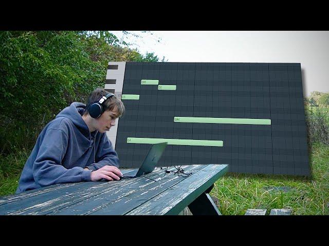 Cooking up 2 HARD beats outside in nature