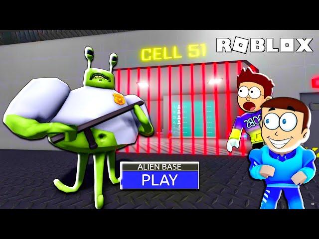 Roblox Barry's Prison Run - Alien base Chapter | Shiva and Kanzo Gameplay