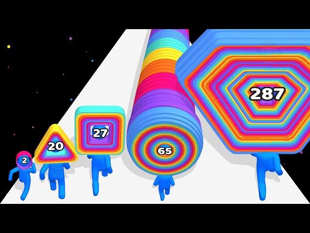 LAYER MAN 3D - New Big Update * Level Up Layer Runner (ASMR)