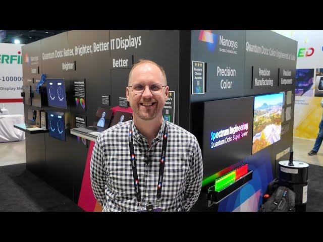 Nanosys at Display Week 2025: Quantum Dot Manufacturing, QD-EL, Automotive Displays, MicroLED, QDEF