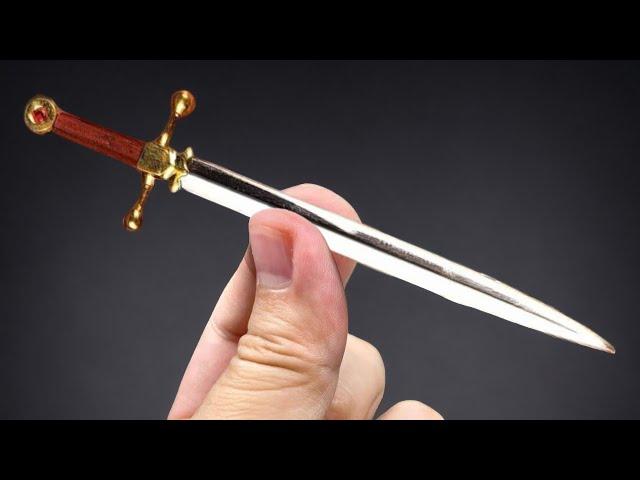 Create a Miniature Sword from a Steel Nail – Sword Making with a Nail