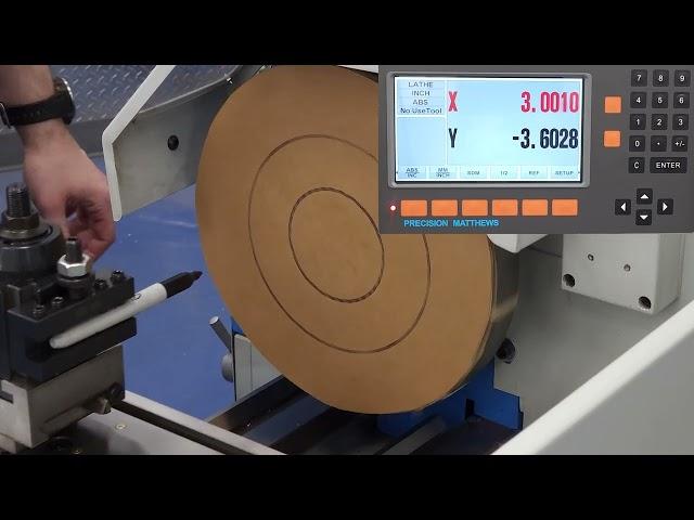 PM-LCD Lathe DRO Digital Read Out Basic Functions Precision Matthews Media