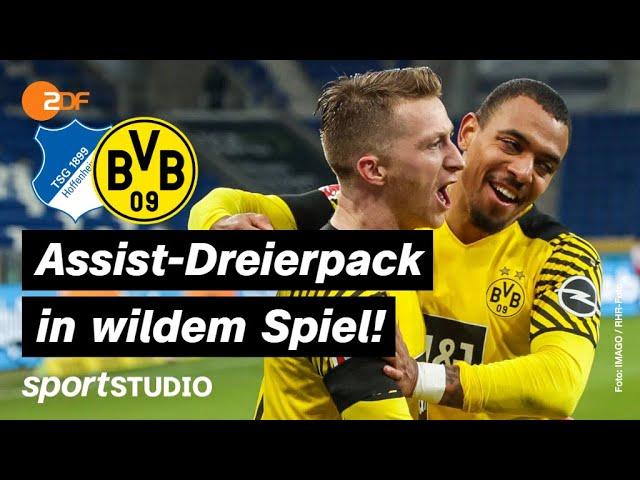 TSG Hoffenheim – Borussia Dortmund Highlights | Bundesliga, 20. Spieltag 2021/22 | sportstudio