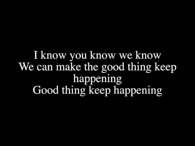 Sage the Gemini - Good Thing ft. Nick Jonas Lyrics