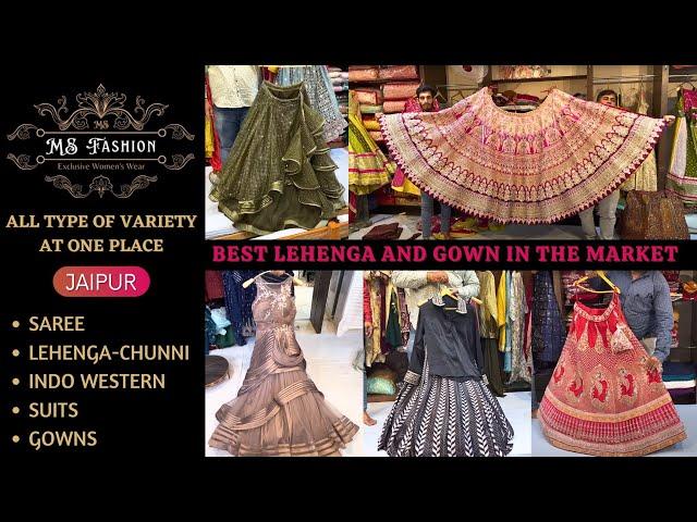 Most Amazing Gowns & Lehenga Shop in Jaipur 2023 | Bridal Lehenga | M.S. FASHION 