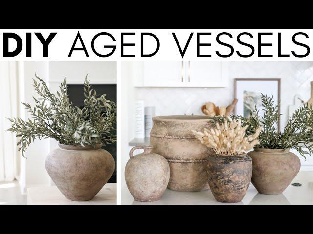 DIY AGED VESSELS || THRIFT FLIP || FAUX ANTIQUE EFFECT