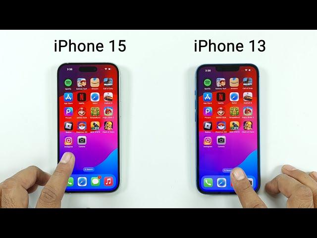 iPhone 15 vs iPhone 13 | SPEED TEST