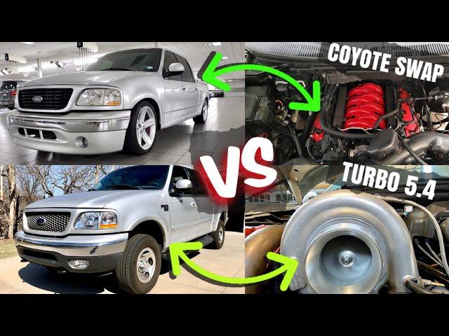 Single Turbo 5.4 vs Coyote Swapped 5.0!!