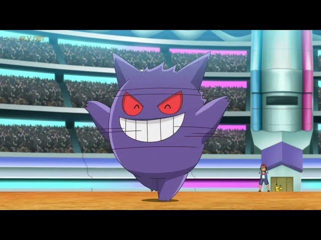 GENGAR MEJORES MOMENTOS POKEMON VIAJES CAP 129 #gengar #ashketchum #pokemonviajes