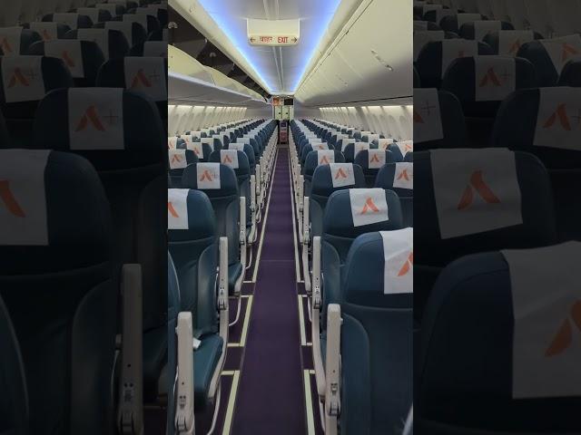 Walking Inside Akasa Air aircraft #AkasaAir