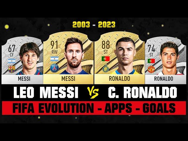 Ronaldo VS Messi FIFA EVOLUTION *CAREER EVOLUTION*  FIFA 04 - FIFA 23