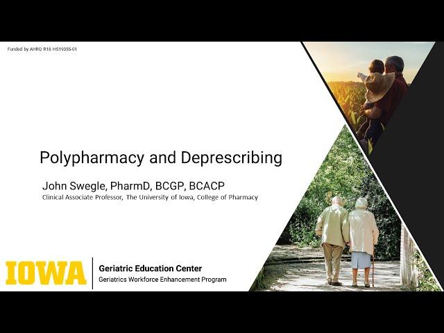 Polypharmacy Deprescribing