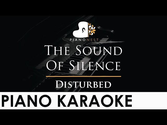 Disturbed - The Sound Of Silence - Piano Karaoke Instrumental Cover with Lyrics