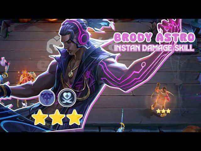 AUSTUS SKILL 2 | Brody Hyper | Brody STUN Astro ⭐⭐⭐ - Instant Win  | MLBB Magic Chess