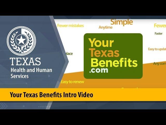 Your Texas Benefits Intro Video