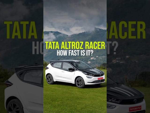 How quick is the Tata Altroz Racer? 0-100kph tested #shorts