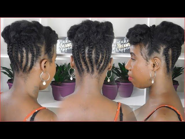 BUN NATURAL HAIR PROTECTIVE STYLE