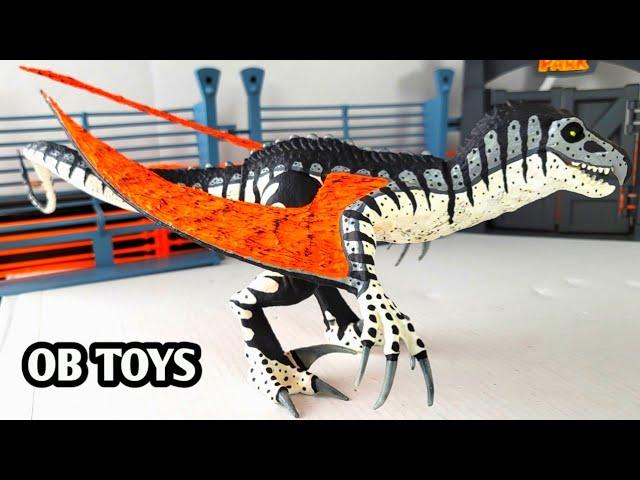 Custom Mutadon Jurassic World Rebirth | DINOSAUR  | INDORAPTOR | glow in the dark Toy Art