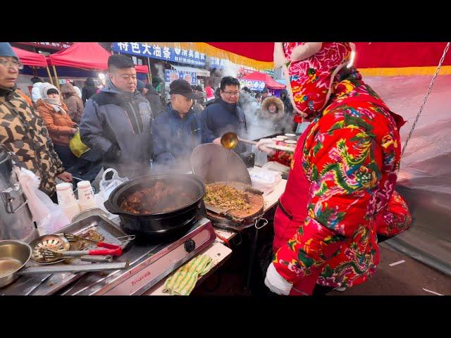 Discover street food at Xianggong Market in Shenyang, China