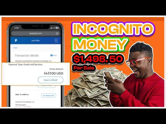 Incognito Money || $1,498 50 per sale