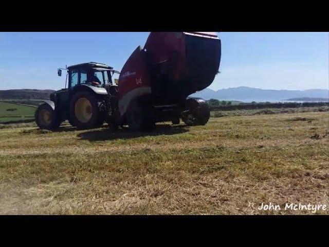 Baling Silage 2017 - Lely Welger 435