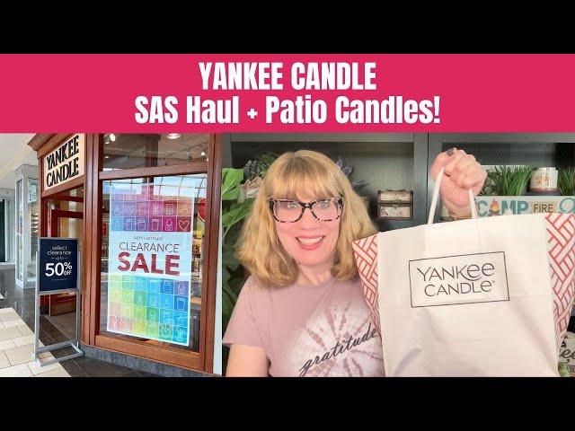 YANKEE CANDLE SAS Haul + Patio Candles!