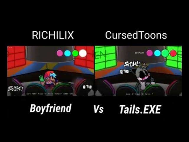 RICHILIX Boyfriend vs Cursed Toons Tails. EXE