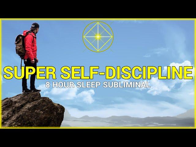 Super Self-Discipline (Subliminal Sleep Programming) [black screen subliminal affirmations]