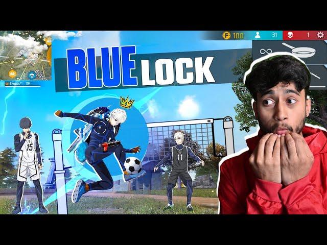 Blue Lock Football Bundles Solo Vs Squad OP Gameplay - Free Fire Max