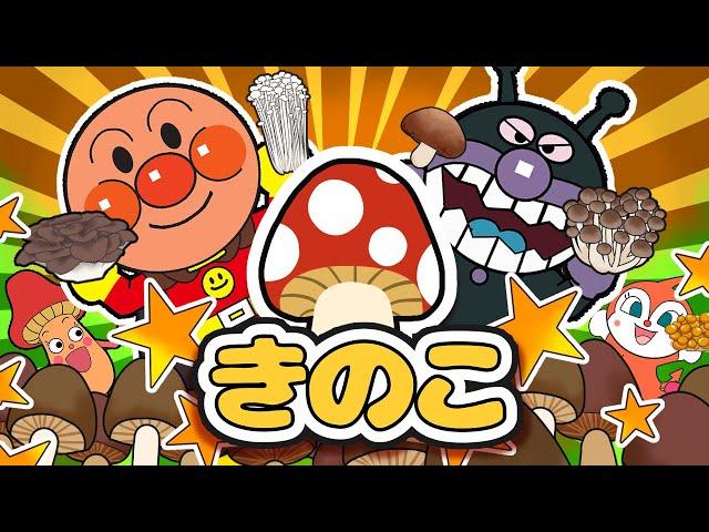 きのこ アンパンマン 歌 【こどものうた】童謡｜みんなのうた キッズソング きききのこ｜アンパンマンアニメ