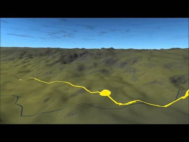 Glymur Waterfall Trail Terrain Video