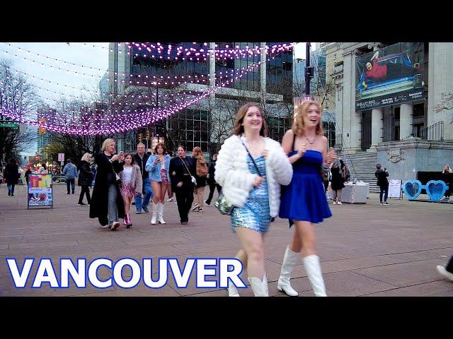 LIFE in VANCOUVER CANADA 4K - Today December 06 2024 - Life in the city