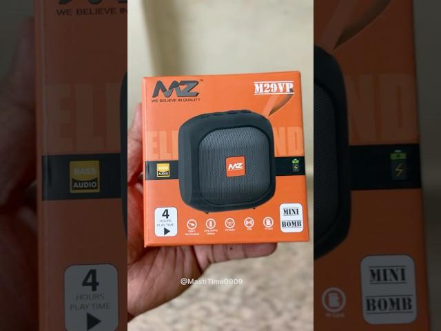 MZ M29VP Portable Bluetooth Speaker #techprabodh #unboxing