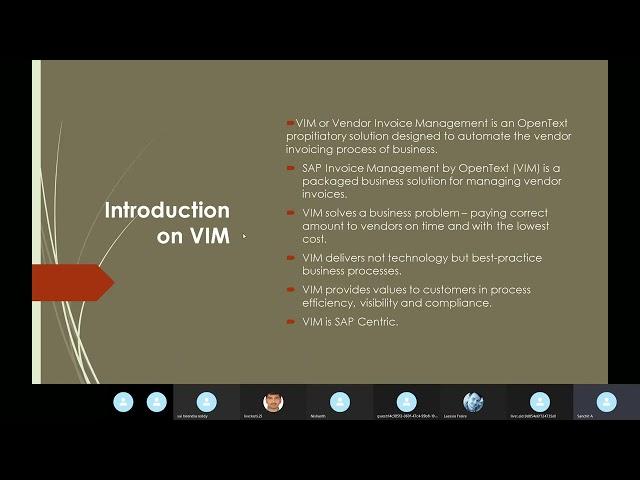 Introduction on SAP Opentext VIM and integration with SAP FICO & SAP MM