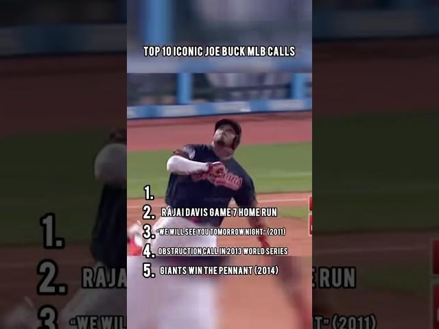 Top 10 ICONIC Joe Buck calls!